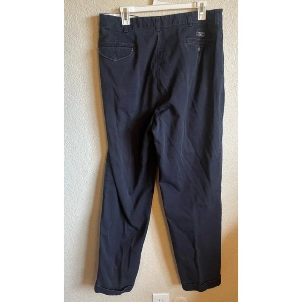 Polo Ralph Lauren Hammond Pants Mens 38x34 Navy Blue Chino 100% Cotton